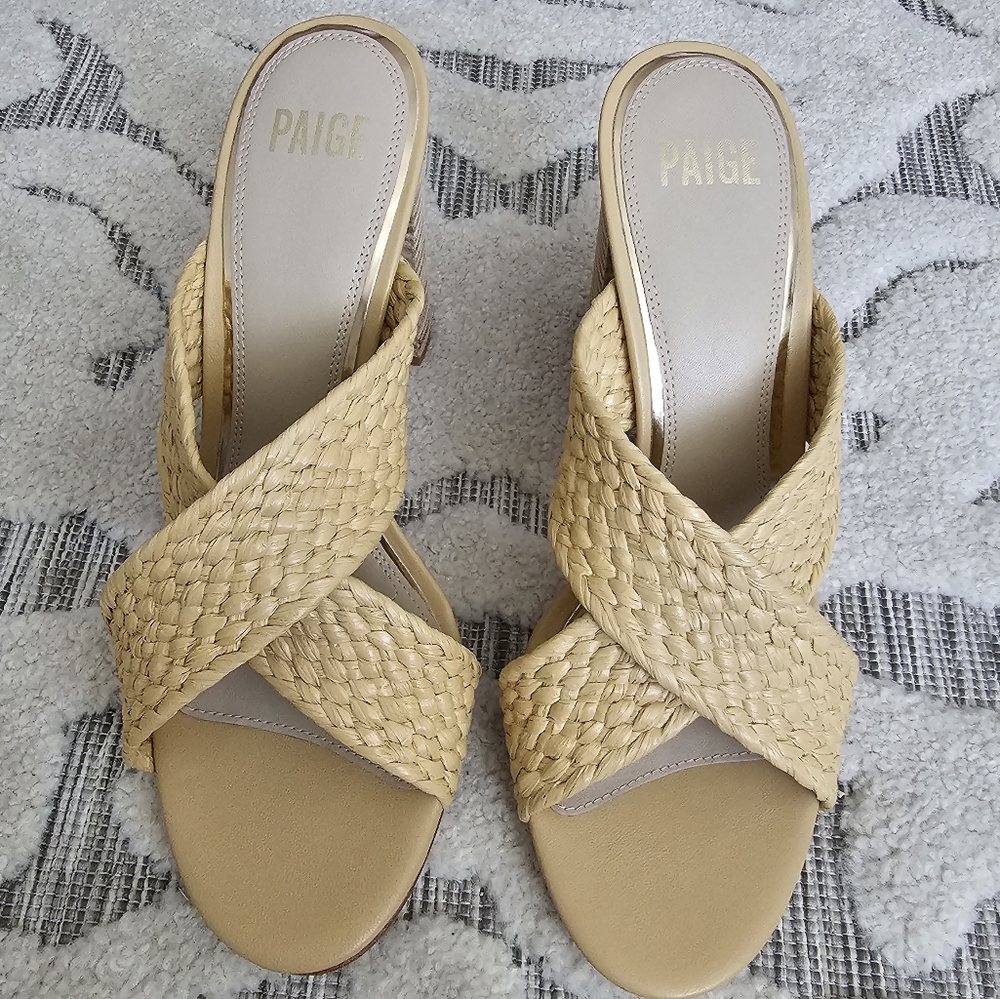 Paige nova raffia mules